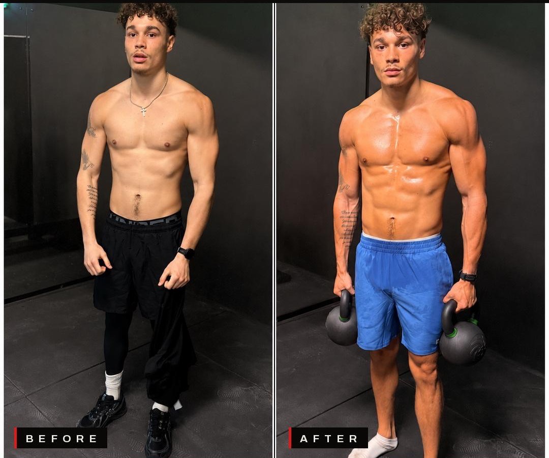 Casey B. before and after